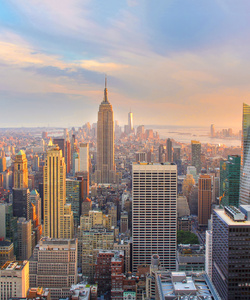 Sundown in the Big Apple