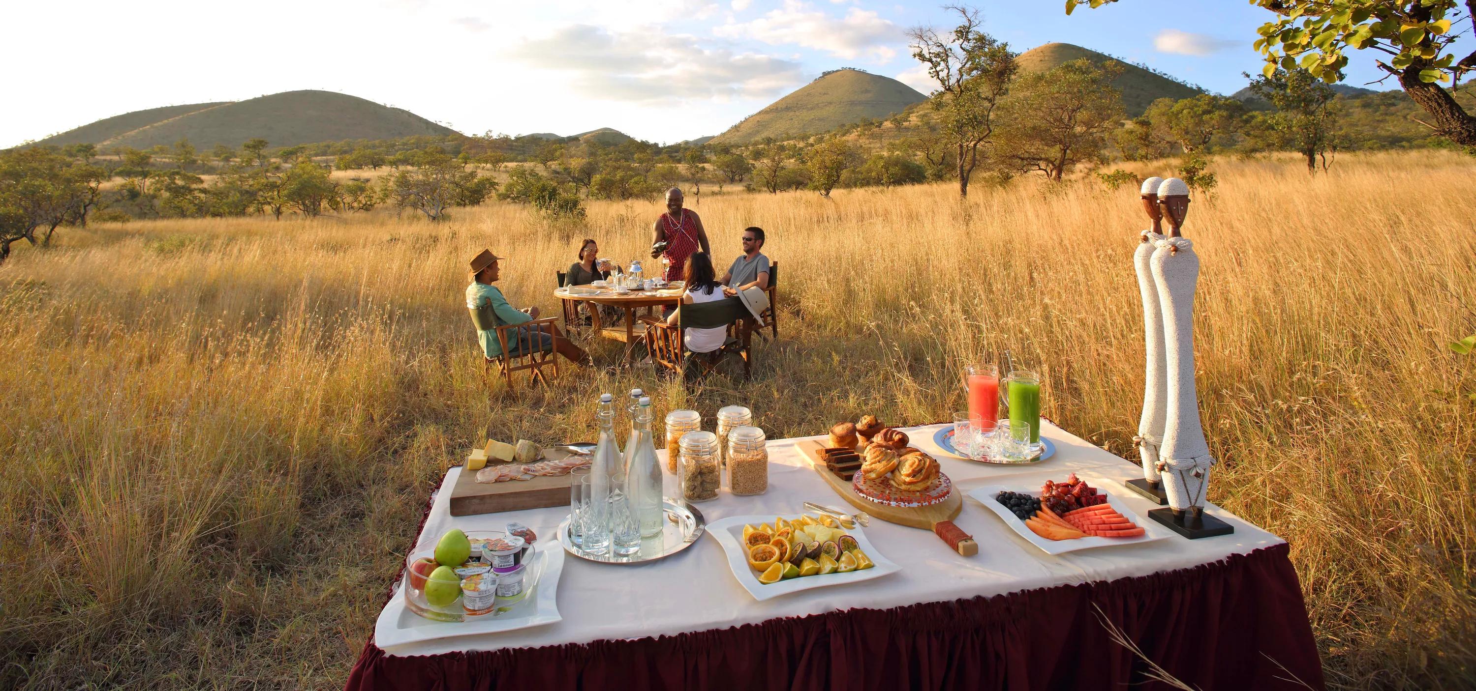 Dining in the Bush